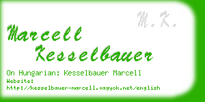 marcell kesselbauer business card